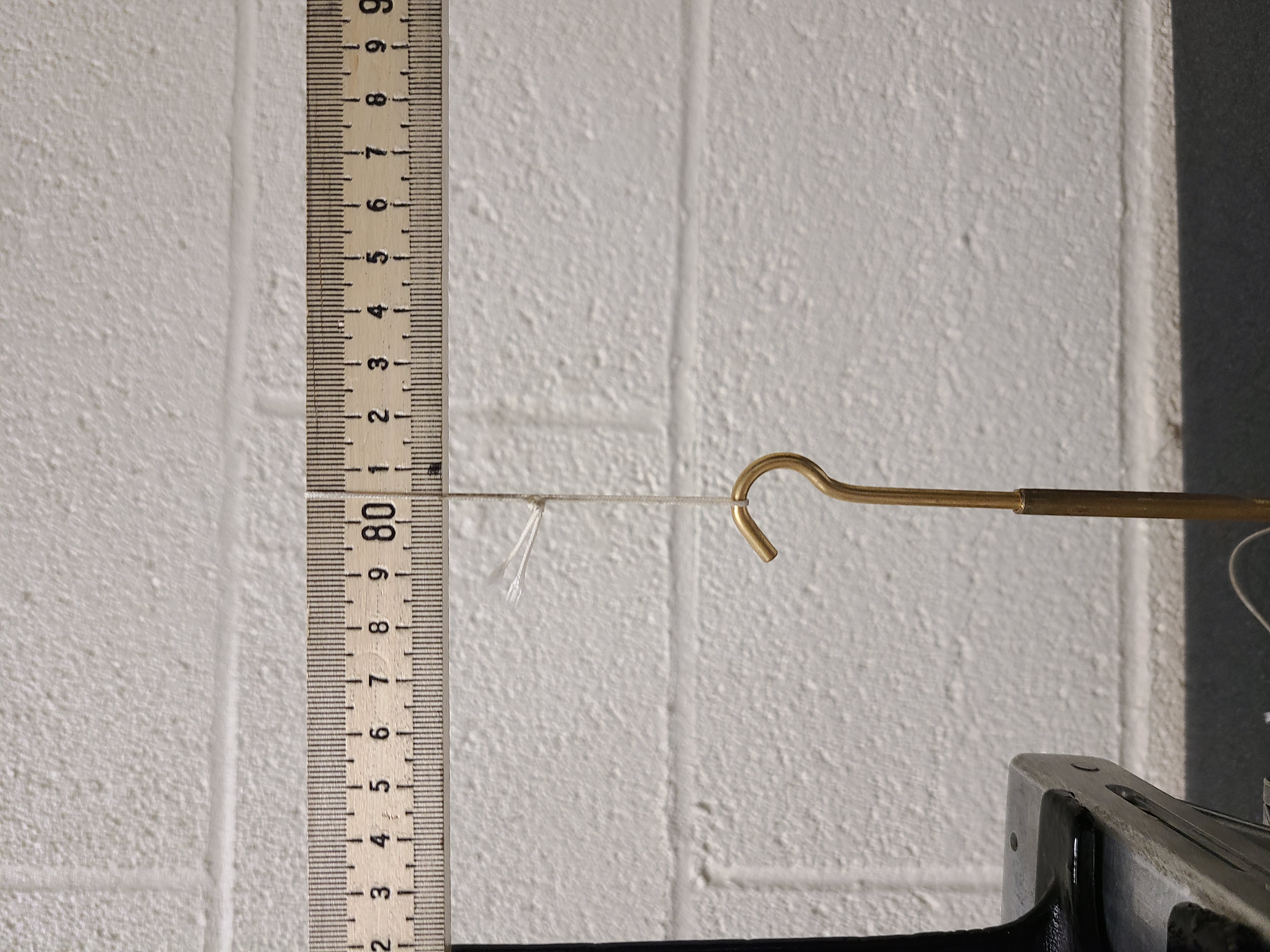 Measuring the mass of the meter